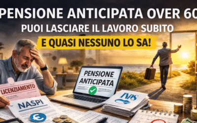 Pensione anticipata over 60: puoi lasciare il lavoro subito e quasi nessuno lo sa