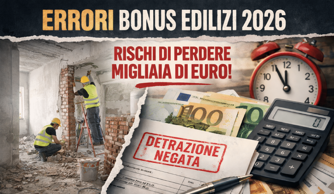 Errori bonus edilizi