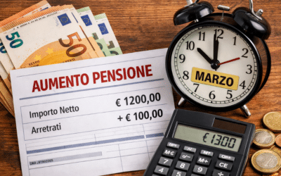 Aumenti pensioni da marzo: ecco chi prende davvero più soldi
