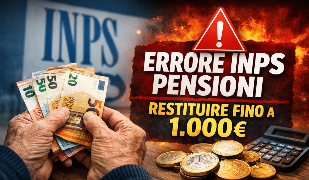Errore INPS pensioni