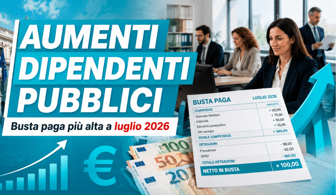 aumenti dipendenti pubblici